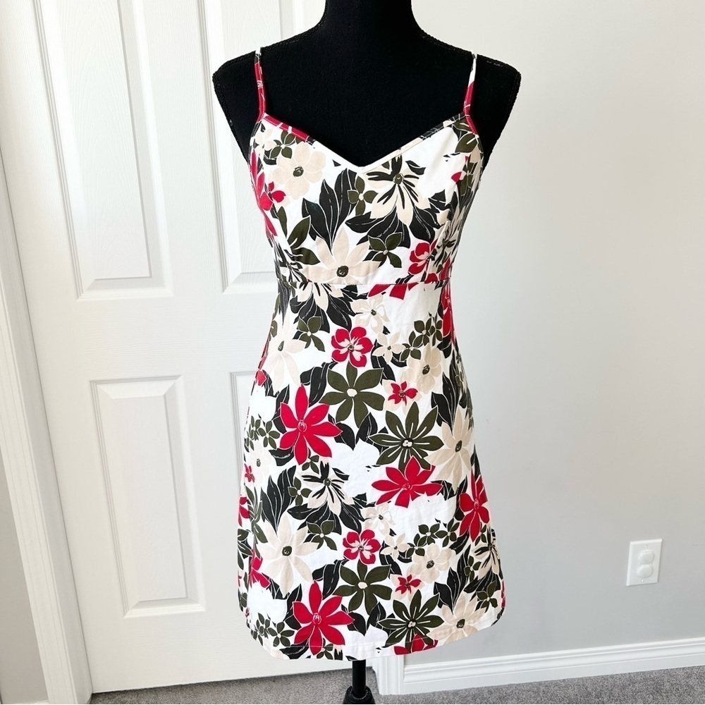 Ekarta  Floral Self Tie Strappy Summer Dress